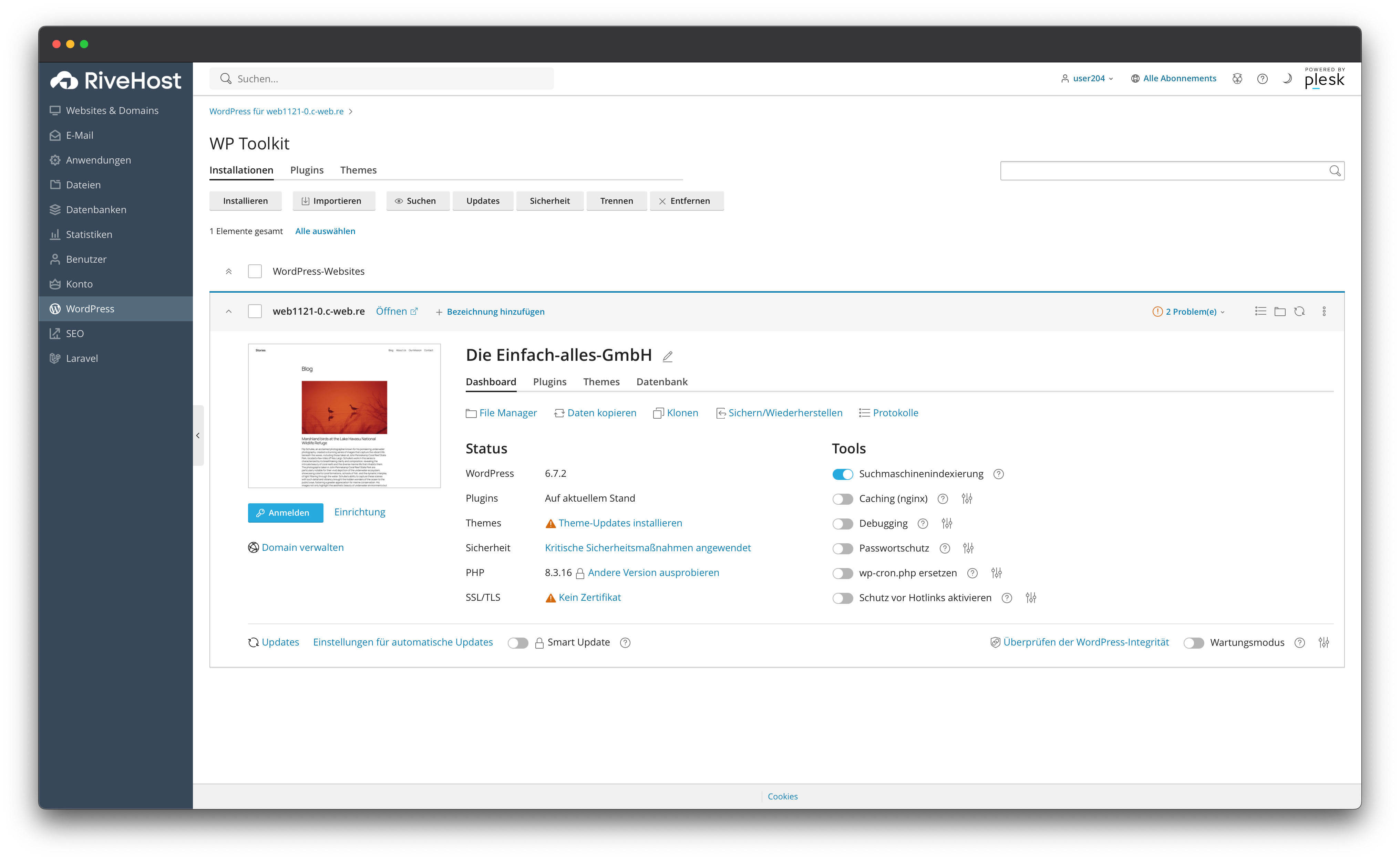 WordPress Toolkit